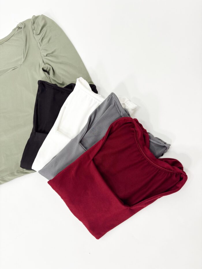 REMERA MANGA 3/4 ESCOTE CUADRADO PRINCESA BY DIOSAS