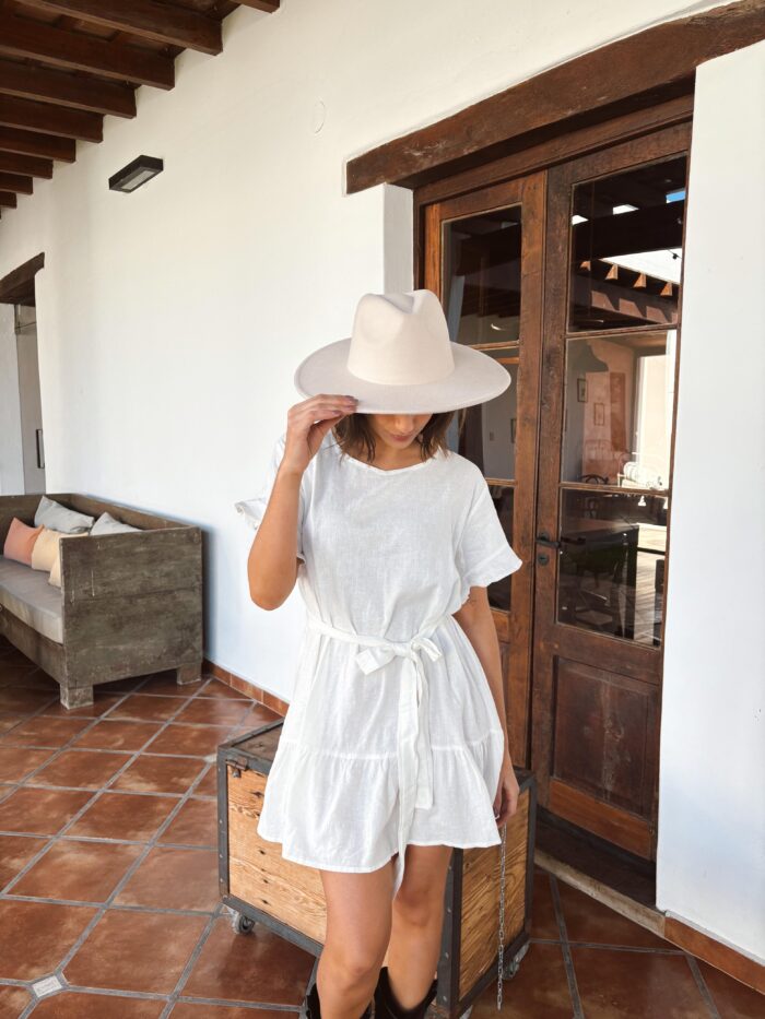 VESTIDO ZEUS CON LAZO