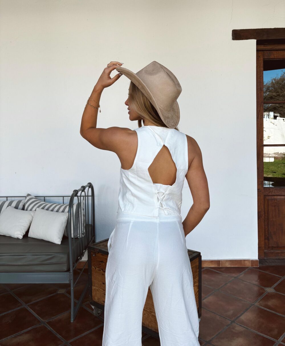CHALECO TAYLOR CON TIRAS - Imagen 3