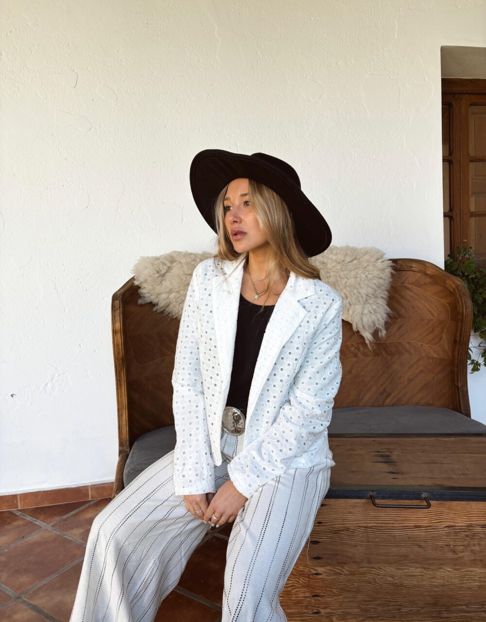 BLAZER BRODERIE IMPORTADO 7560 - Imagen 3