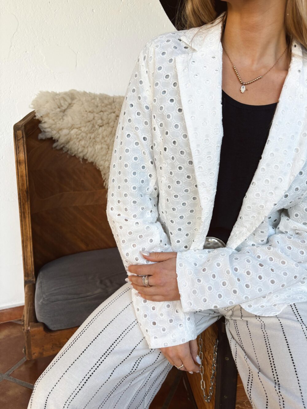 BLAZER BRODERIE IMPORTADO 7560 - Imagen 5