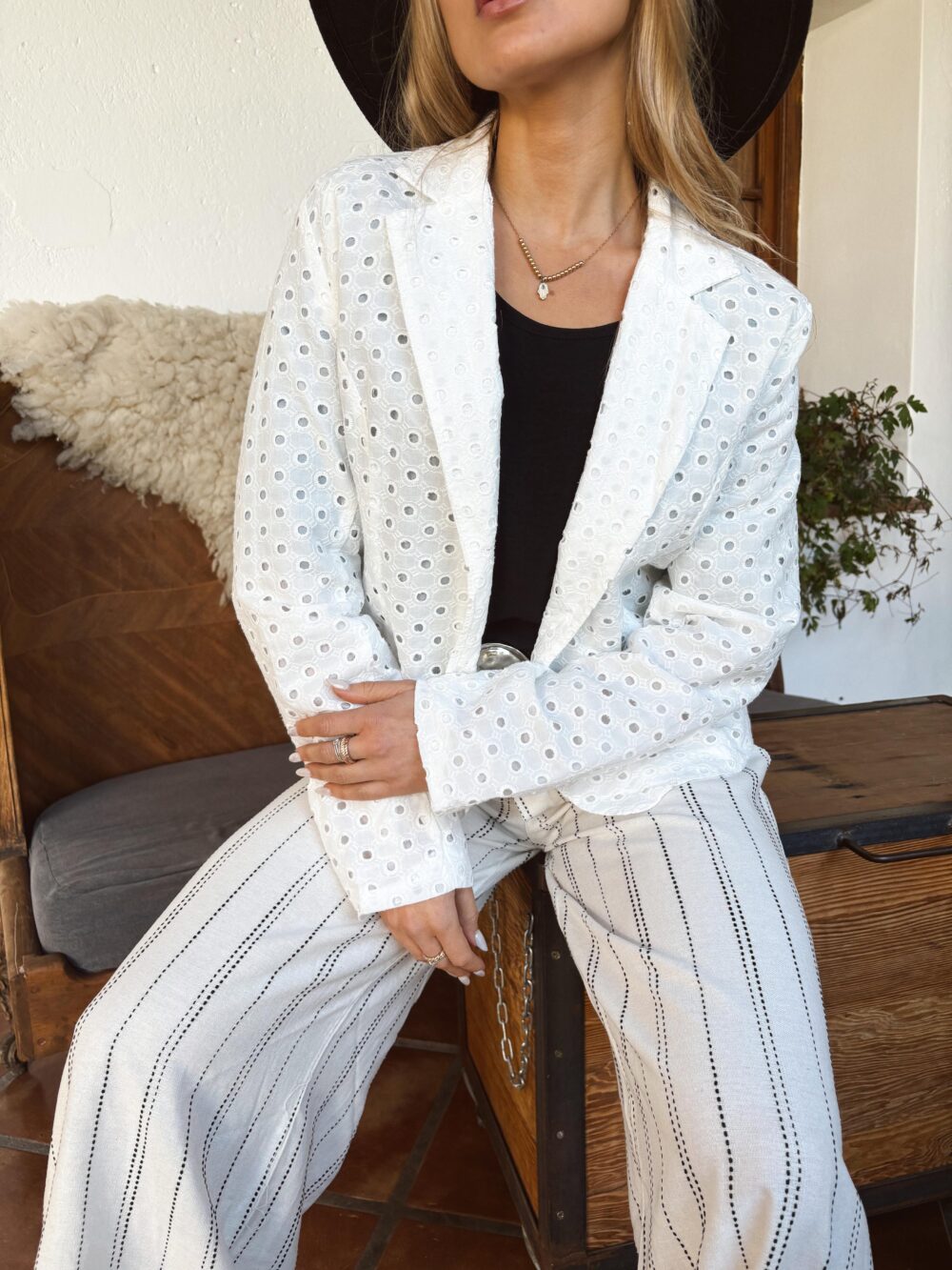 BLAZER BRODERIE IMPORTADO 7560 - Imagen 6