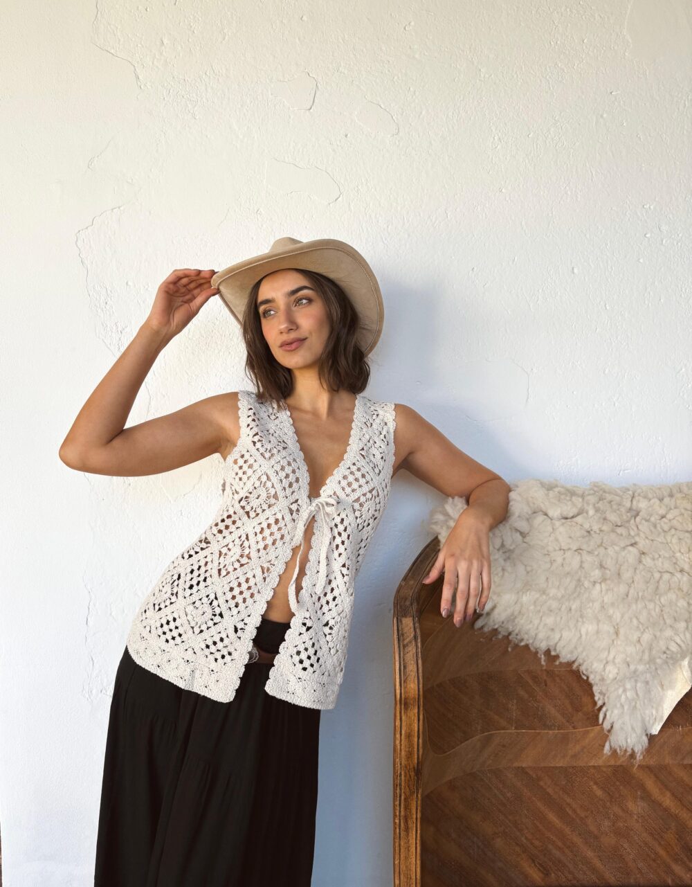 CHALECO CROCHET 7605 - Imagen 7