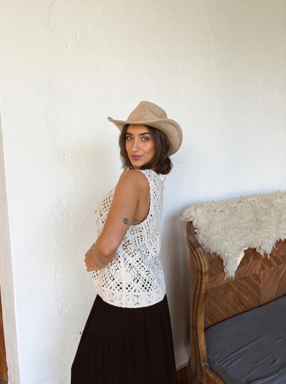 CHALECO CROCHET 7605 - Imagen 2