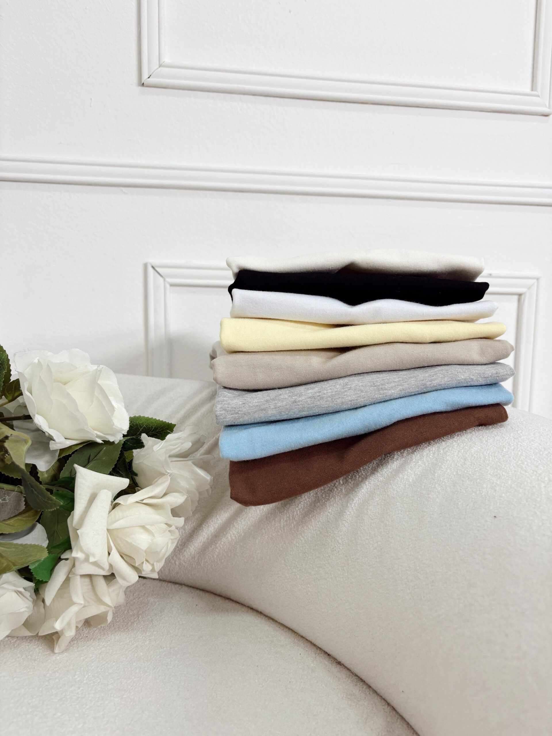 REMERA ALGODON CON LYCRA BASICA - Imagen 5