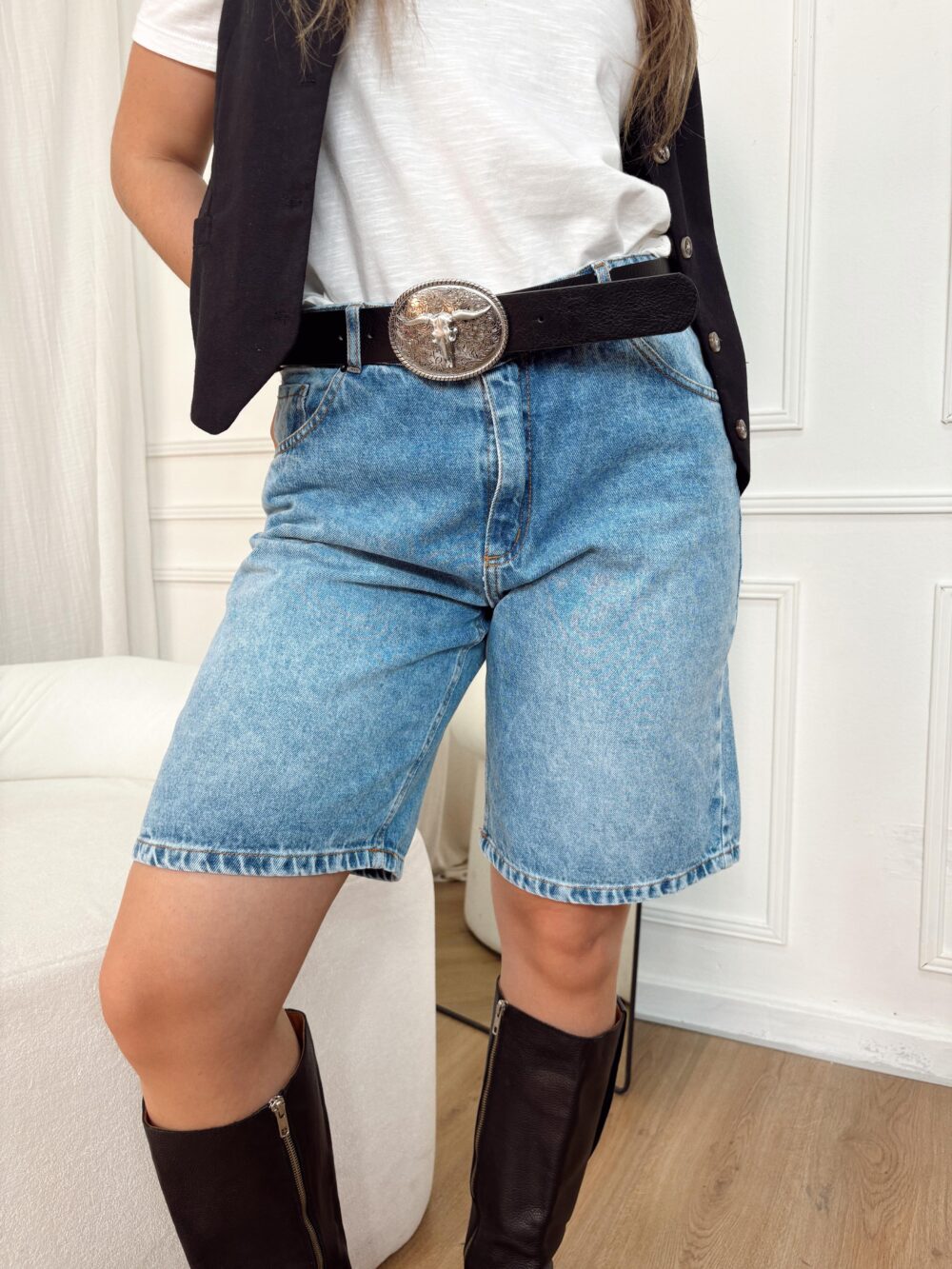BERMUDA JEANS BAGGY 5578 - Imagen 3