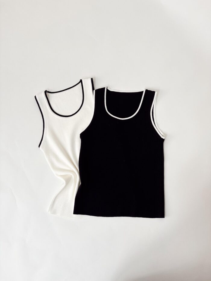 MUSCULOSA CALA TEJIDA CON VIVOS