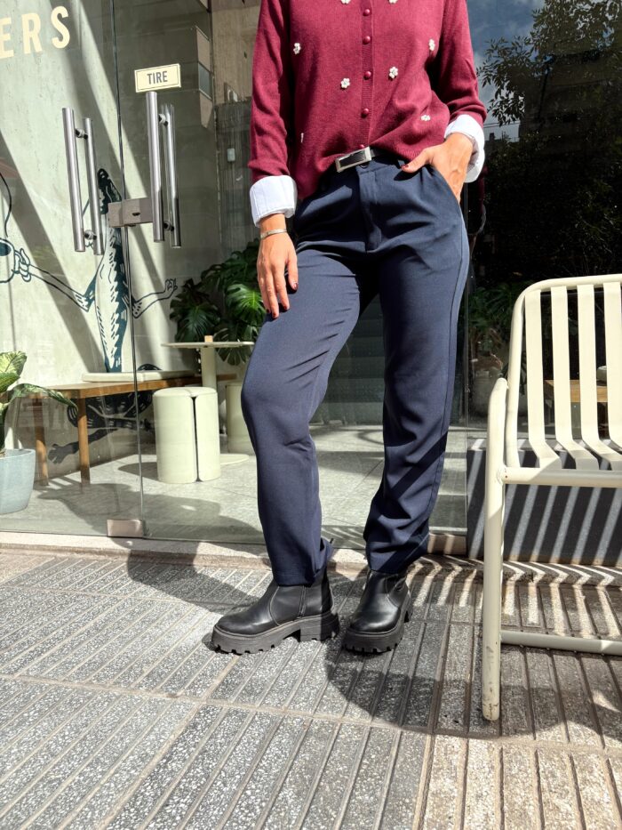 PANTALON CLASICO SASTRERO RECTO MILAN