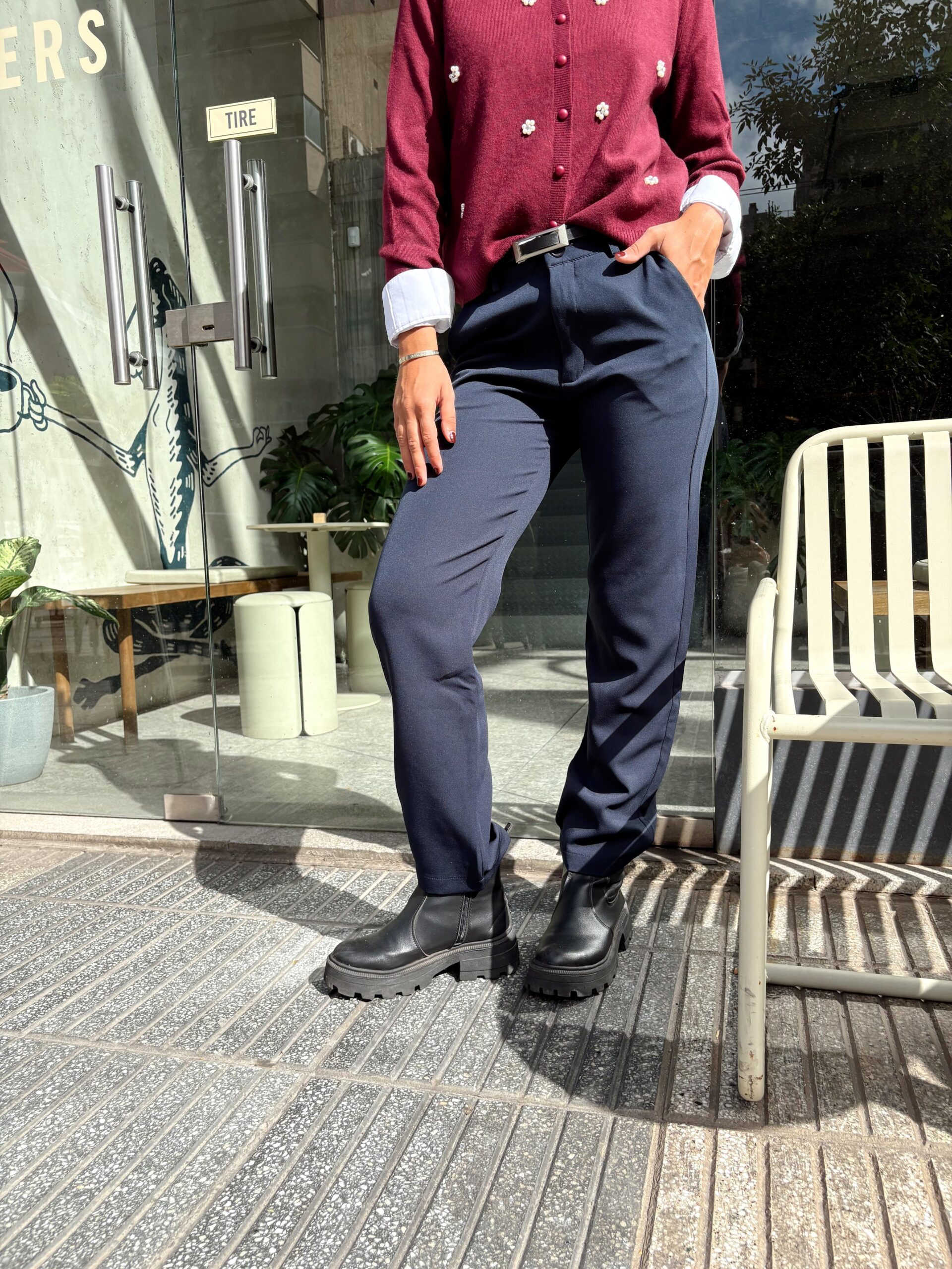 PANTALON CLASICO SASTRERO RECTO MILAN - Imagen 2