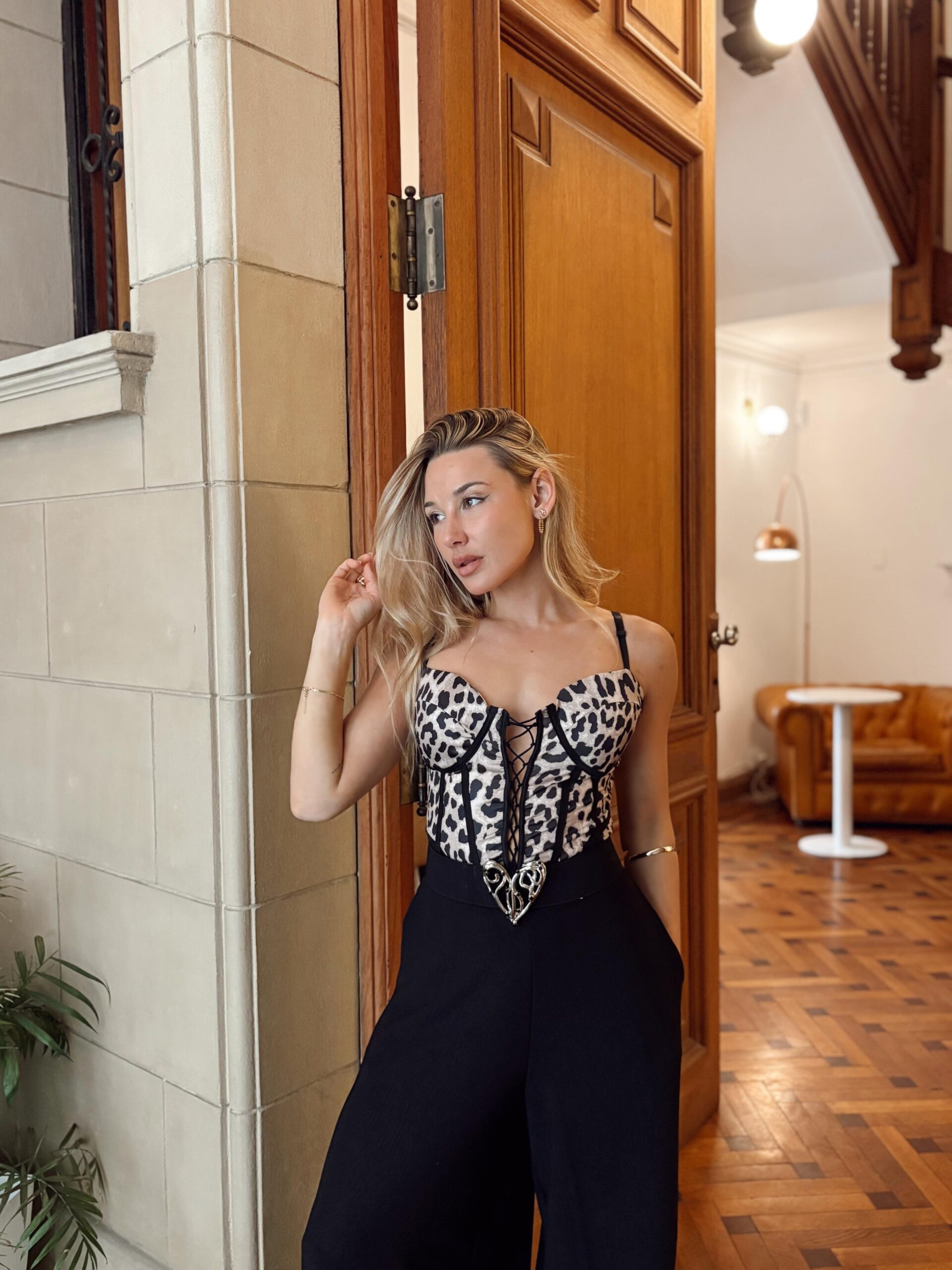 CORSET ALBA ANIMAL PRINT