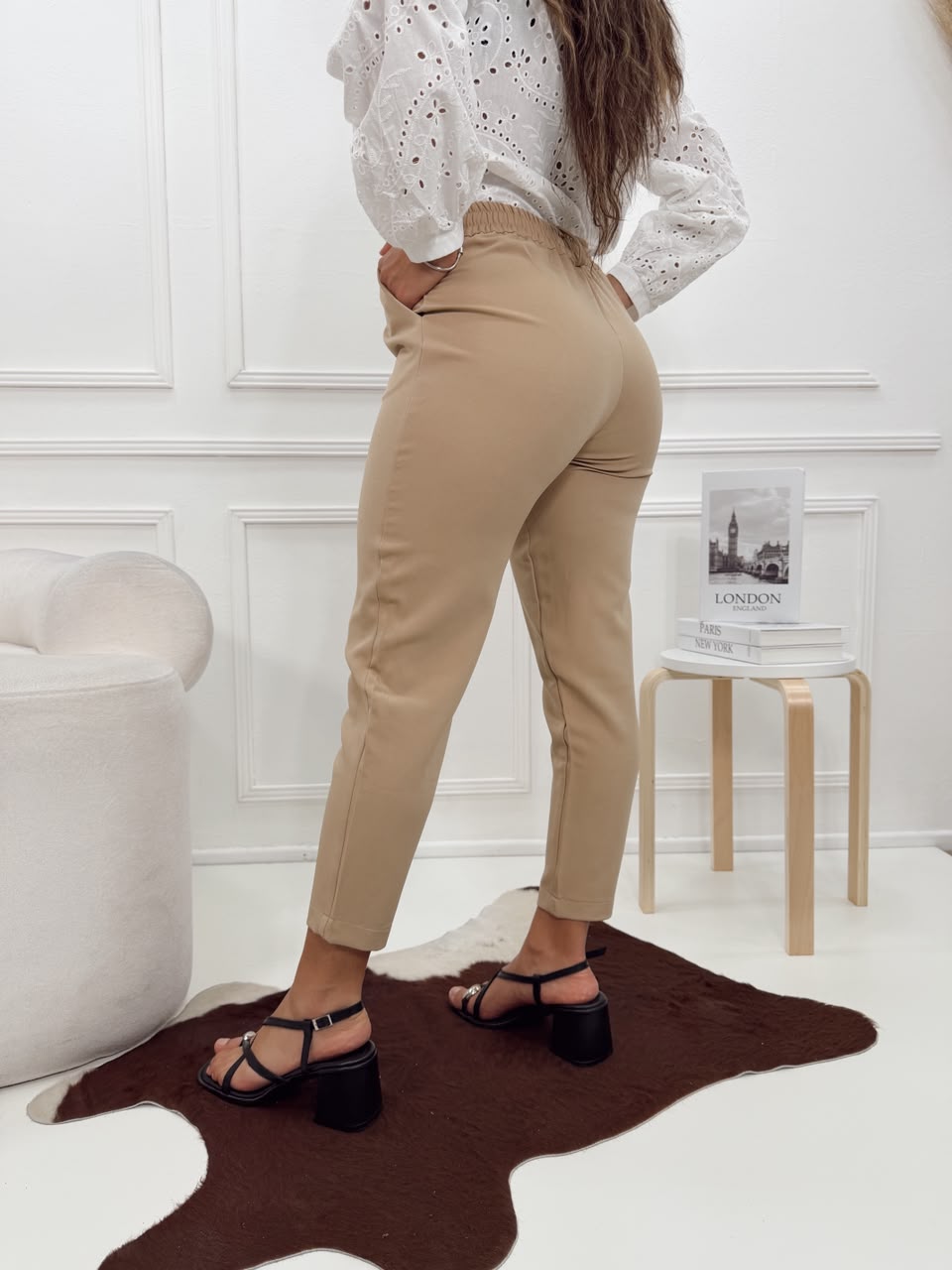 PANTALON SASTRERO JESICA CHUPIN CON ELASTICO - Imagen 3