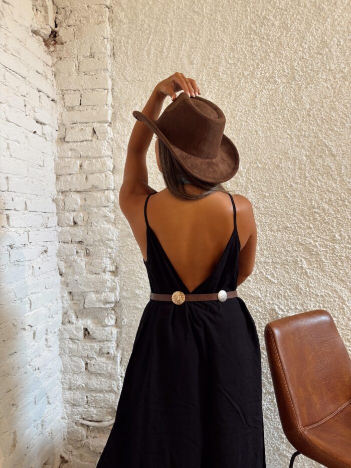 VESTIDO CHISPITA ESCOTE V SEDA