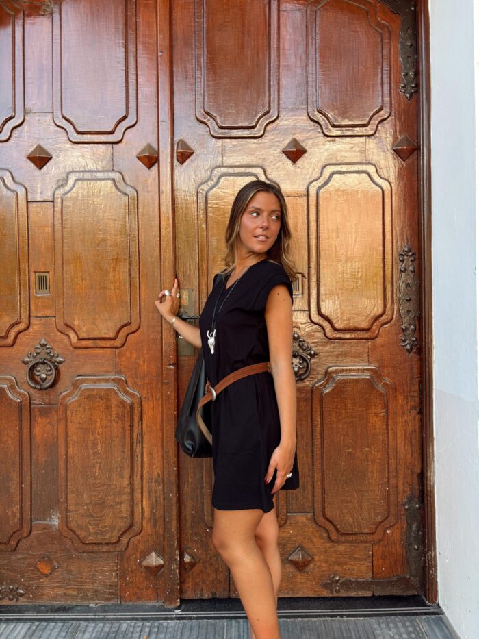 VESTIDO CUELLO V PAULINA