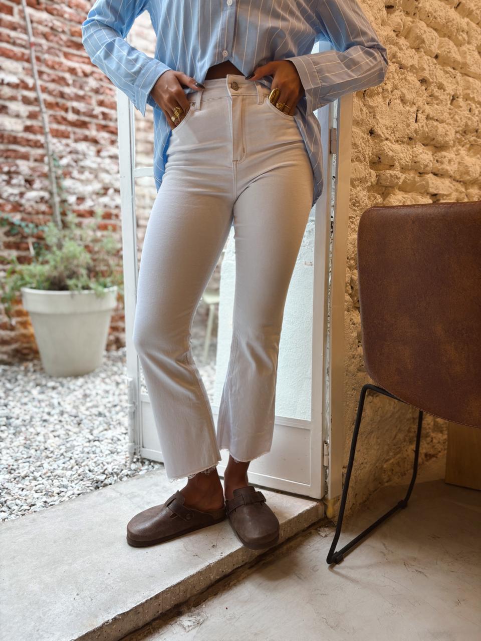 JEANS BLANCO MINI FLAME 5220 - Imagen 4