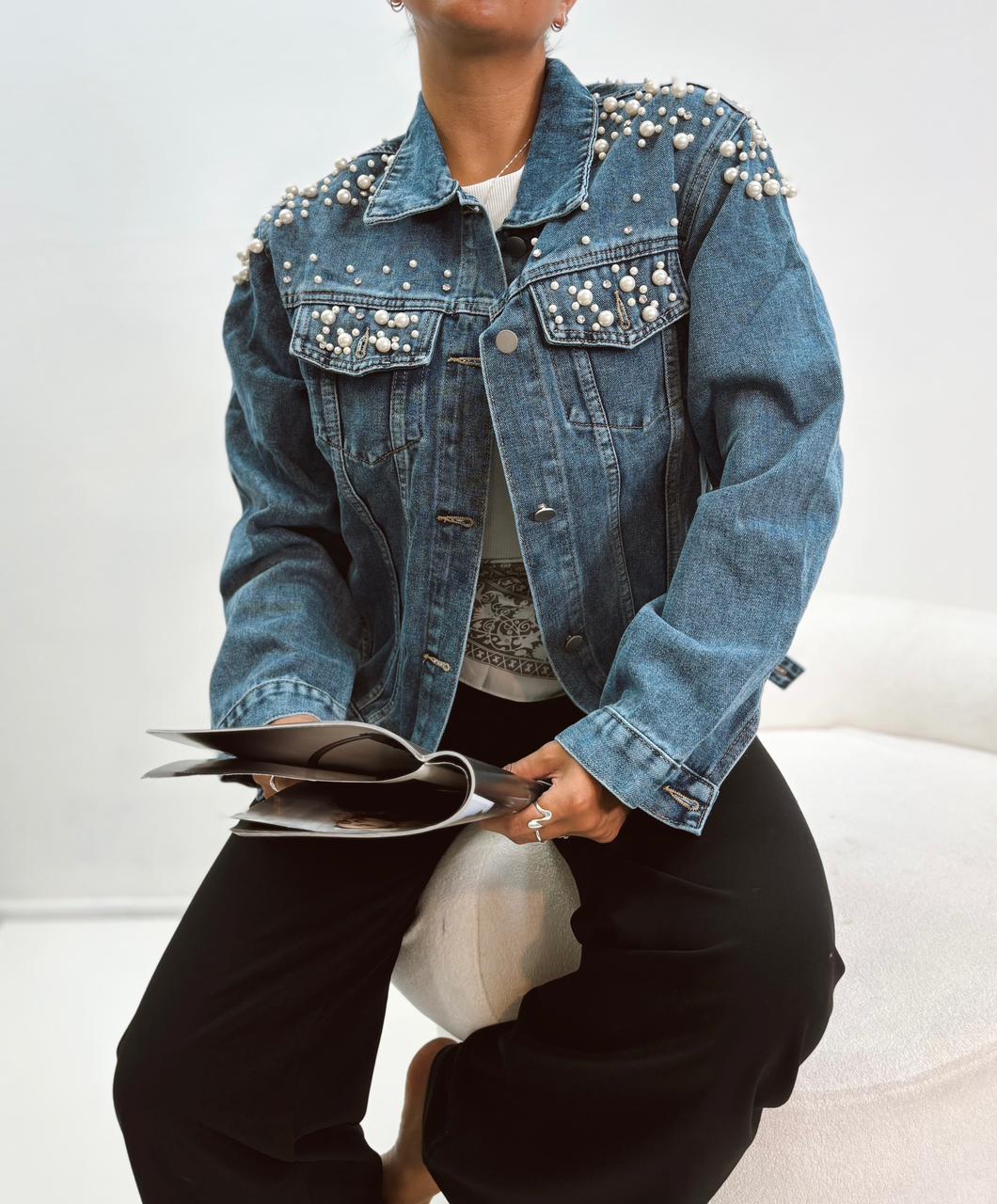 CAMPERA JEANS PERLAS ART 1040 - Imagen 16