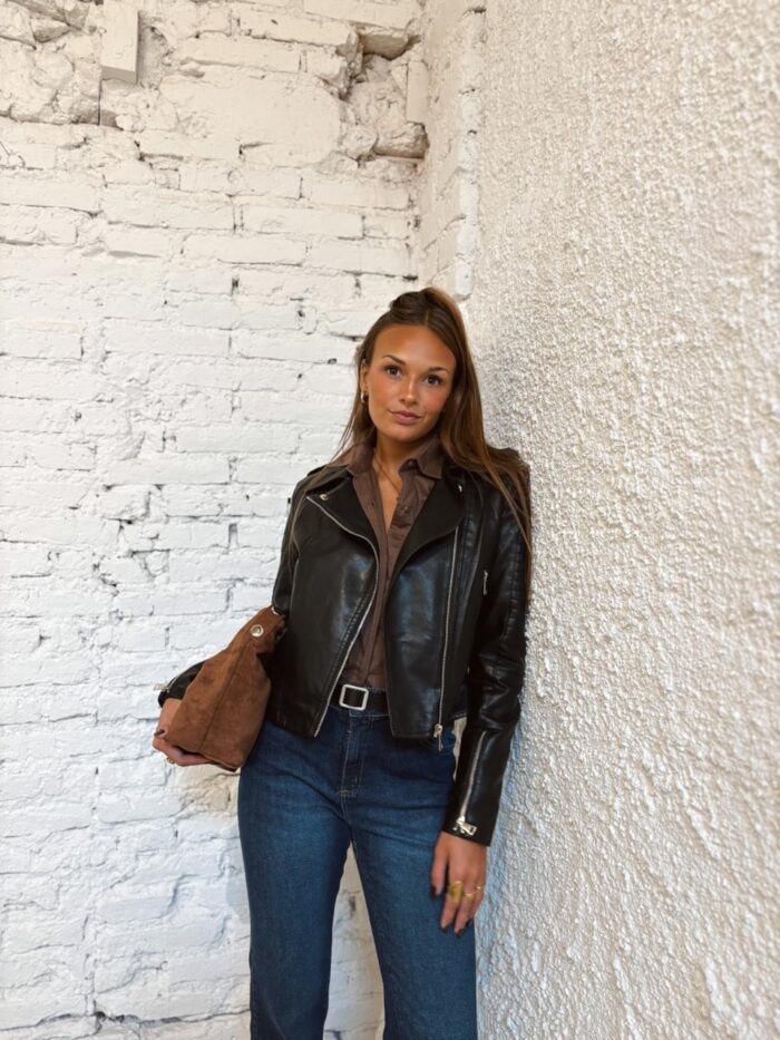 CAMPERA CUERO CIERRE ART 230