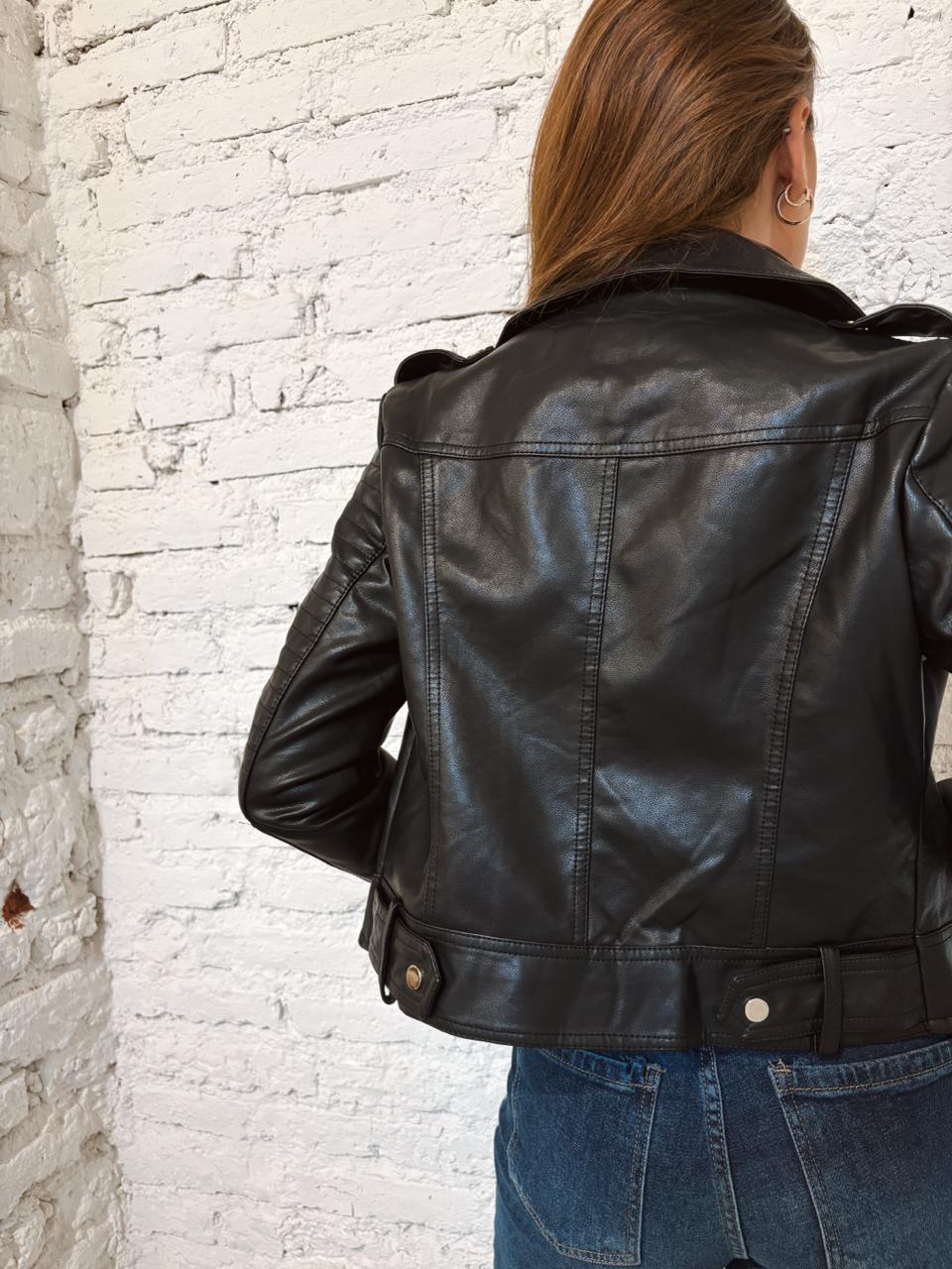 CAMPERA CUERO CIERRE ART 230 - Imagen 3