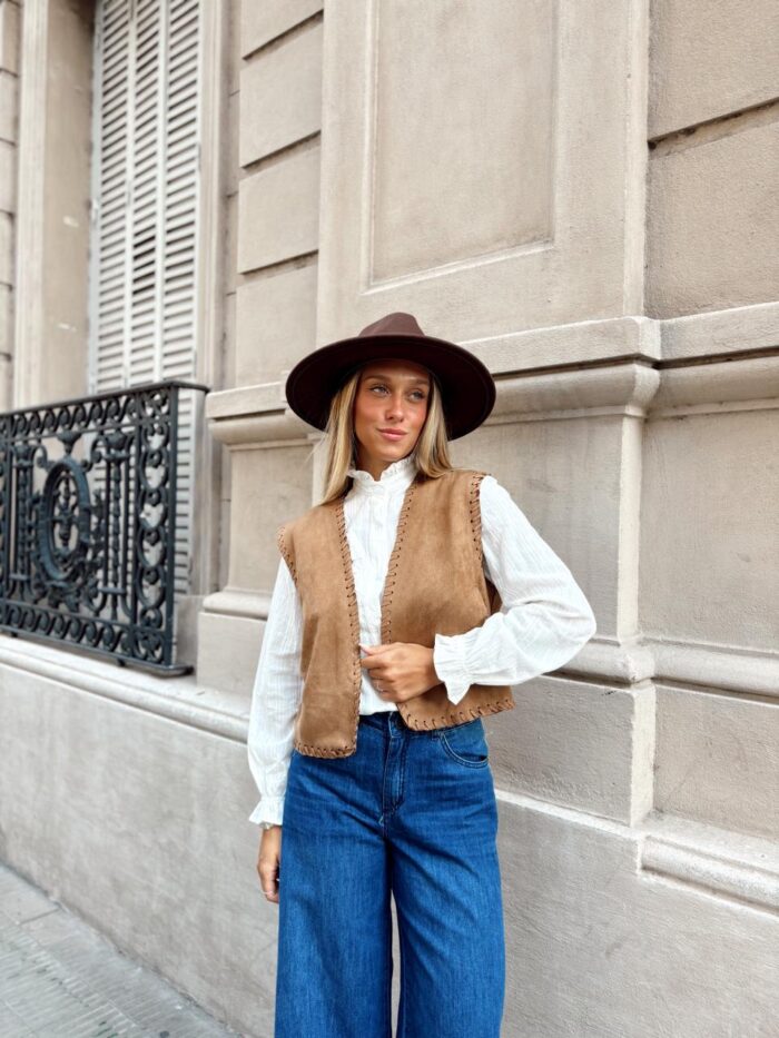 CHALECO GAMUZA IMPORTADO