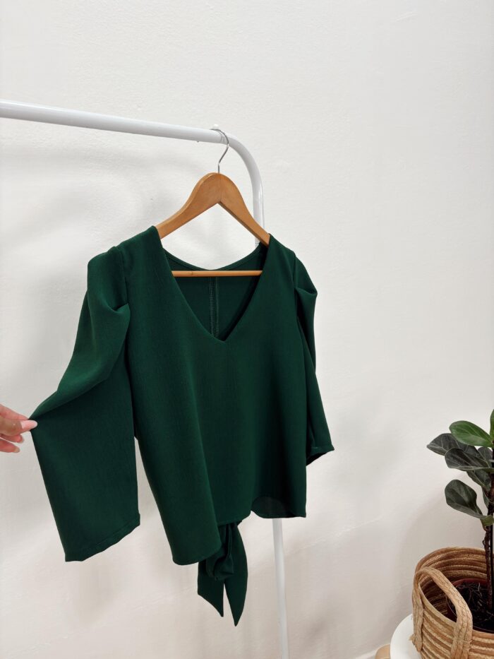 BLUSA LA FINA ESCOTE V 3/4