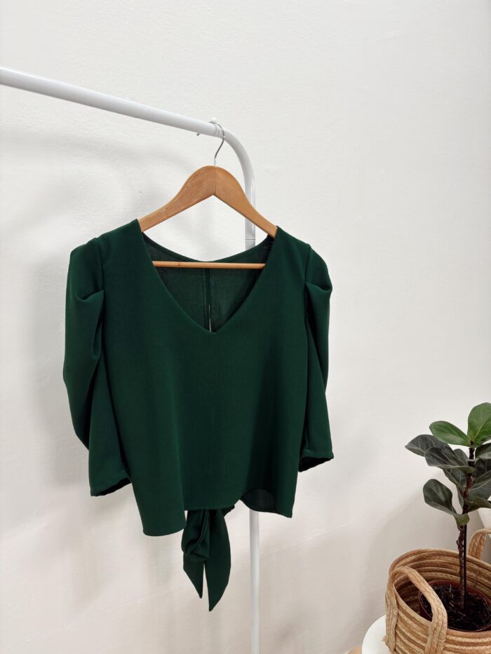 BLUSA LA FINA ESCOTE V 3/4