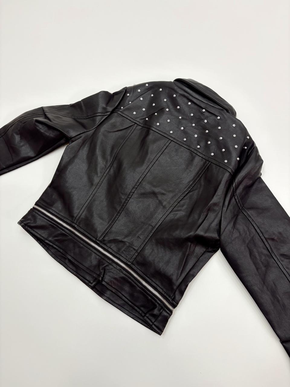 CAMPERA ECOCUERO TACHAS - Imagen 3