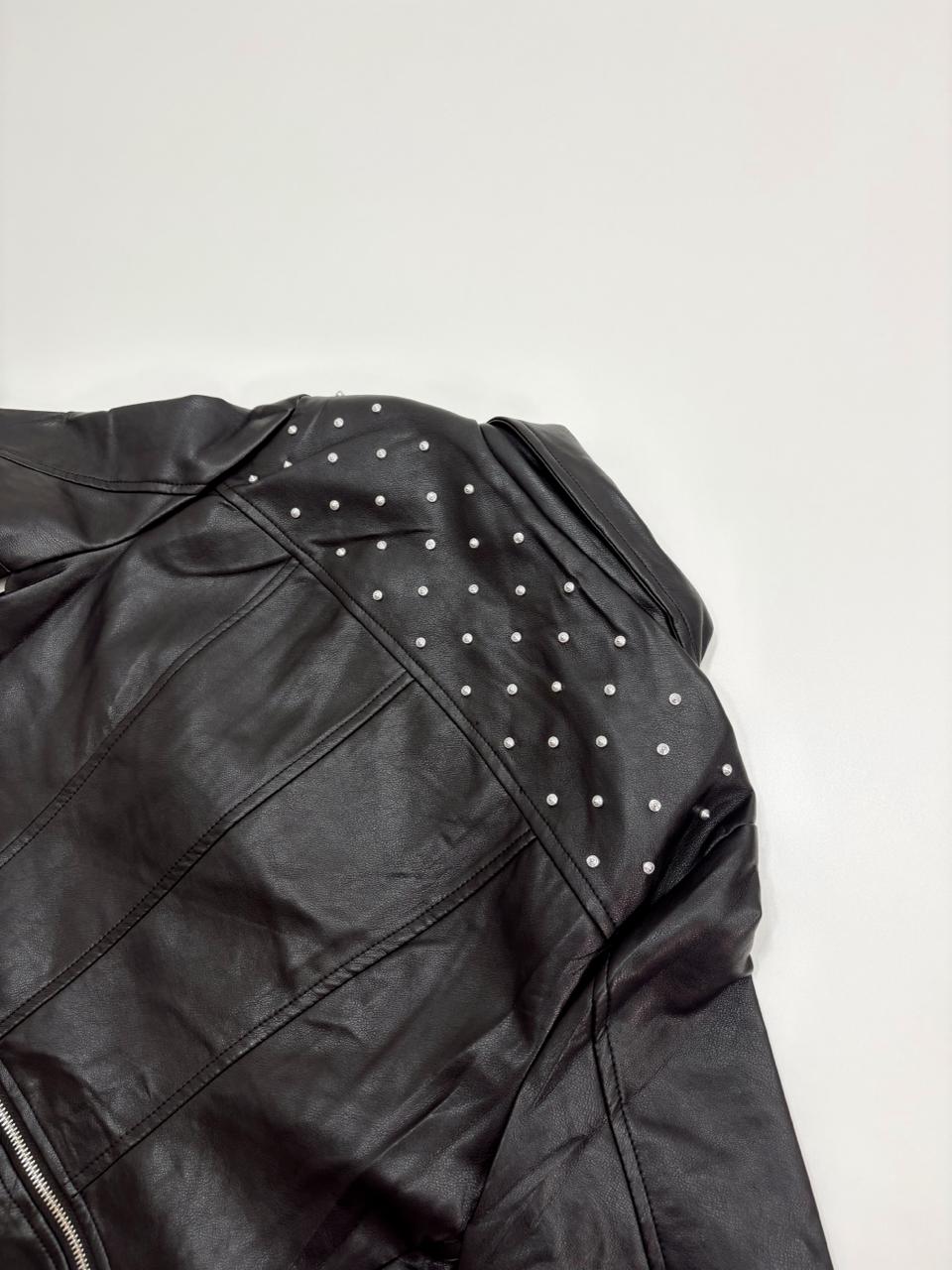 CAMPERA ECOCUERO TACHAS - Imagen 12