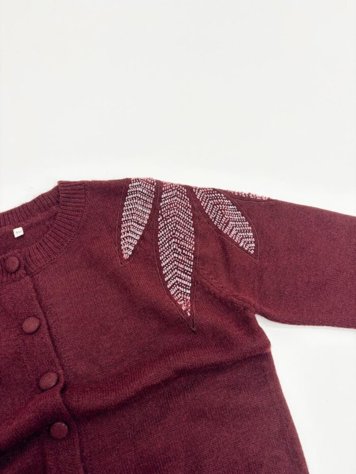 CARDIGAN ESTOCOLMO CON MOSTACILLAS