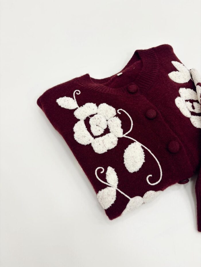 CARDIGAN OSLO BORDADO CHENILLE