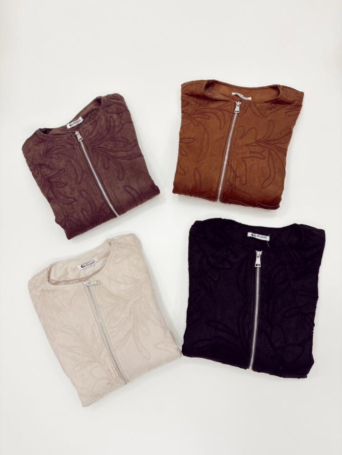 CAMPERA CUELLO MAO BORDADA
