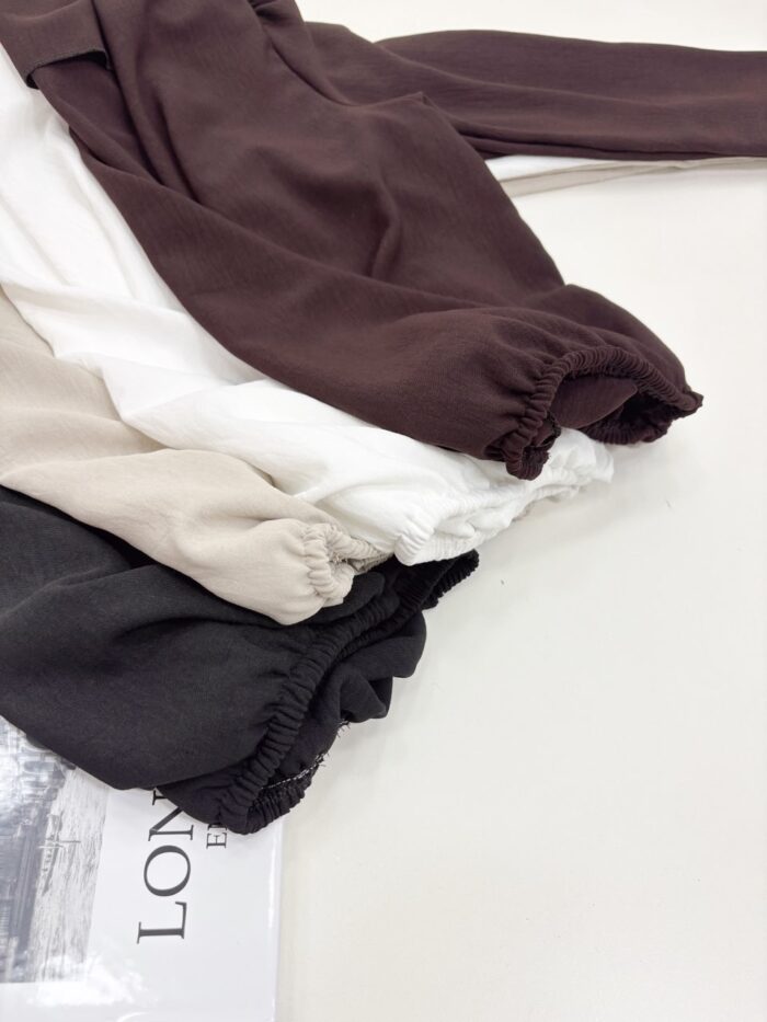 BLUSA DIANE CREP MANGA LARGA