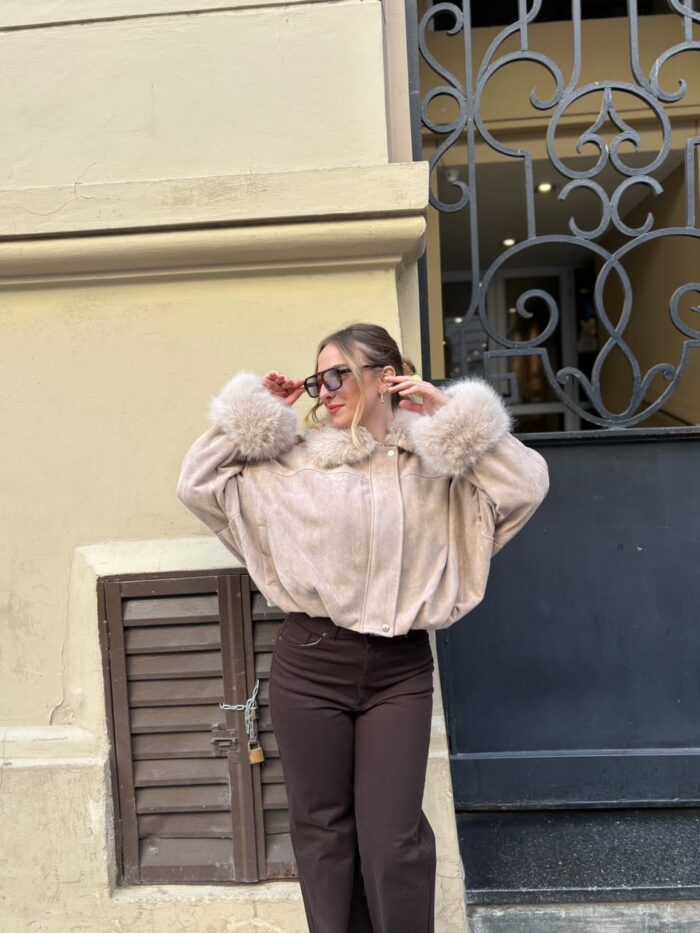 CAMPERA GAMUZA PELO VIRAL
