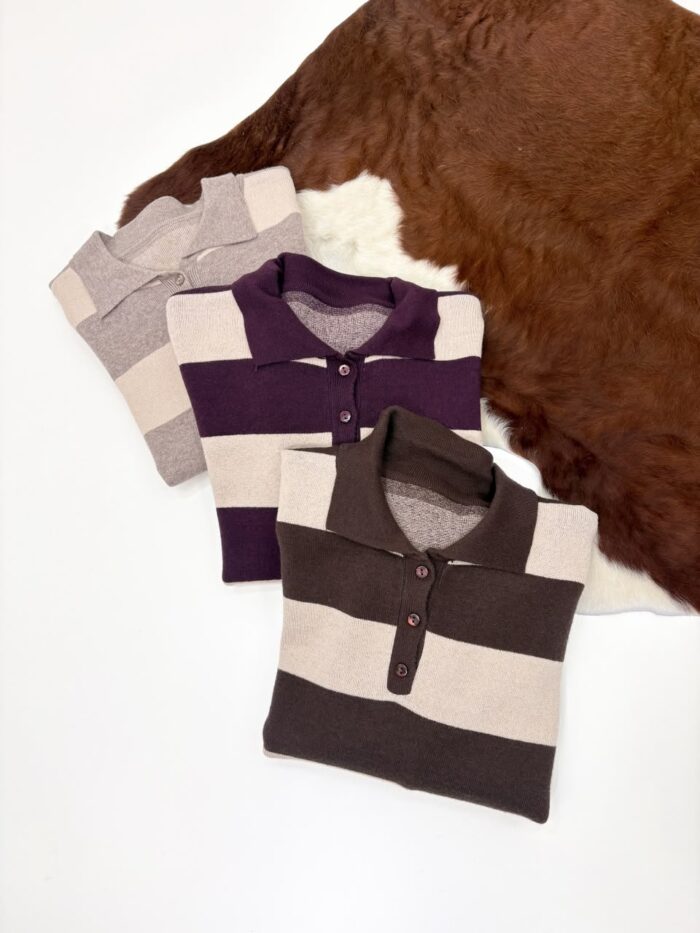 SWEATER CHOMBA VARSOVIA BREMER RAYADO