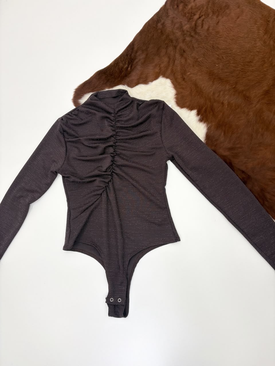 BODY LUREX ASIMETRICO FRUNCE - Imagen 7