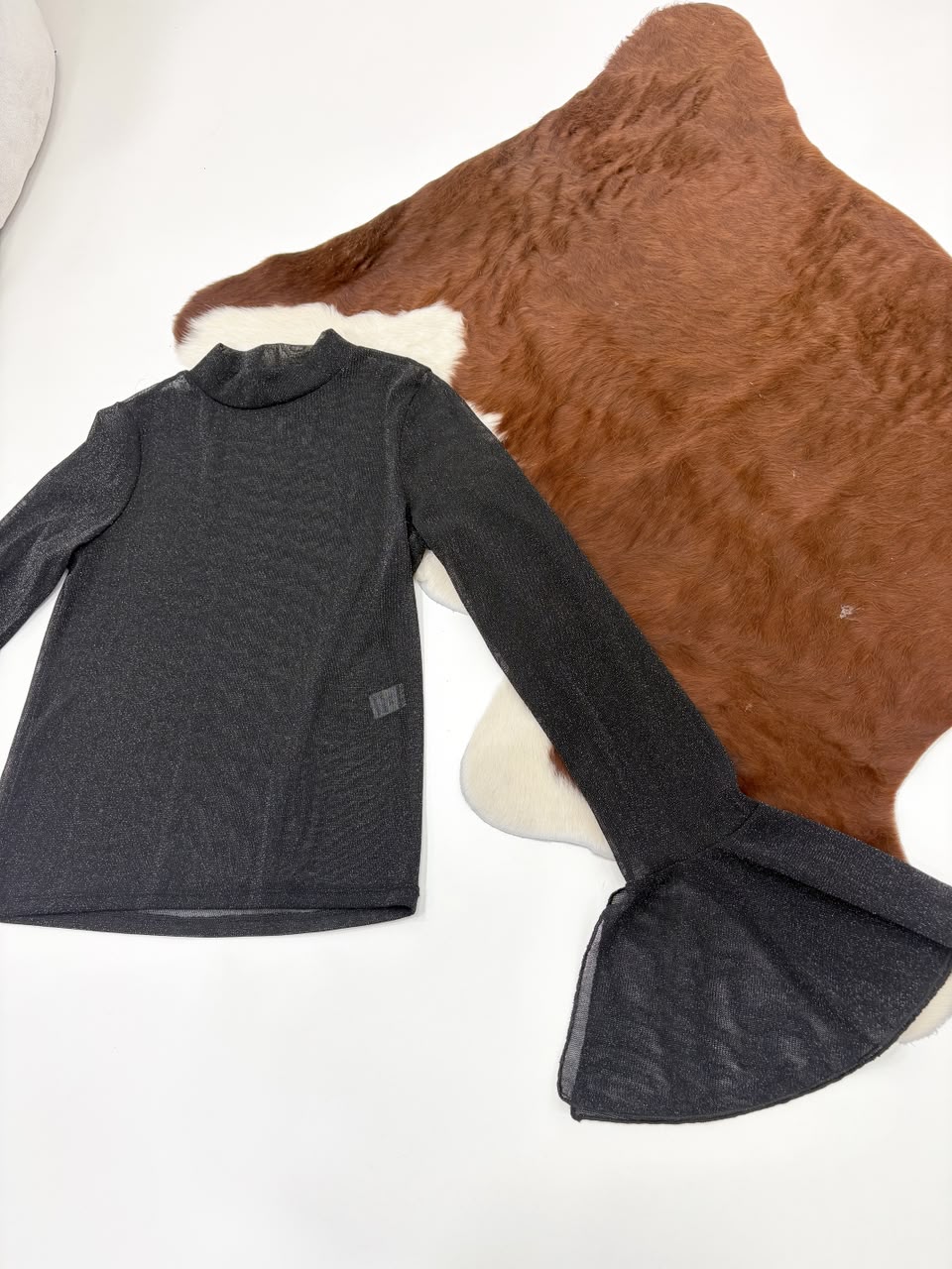 POLERA VOLADO TUL LUREX ML - Imagen 7