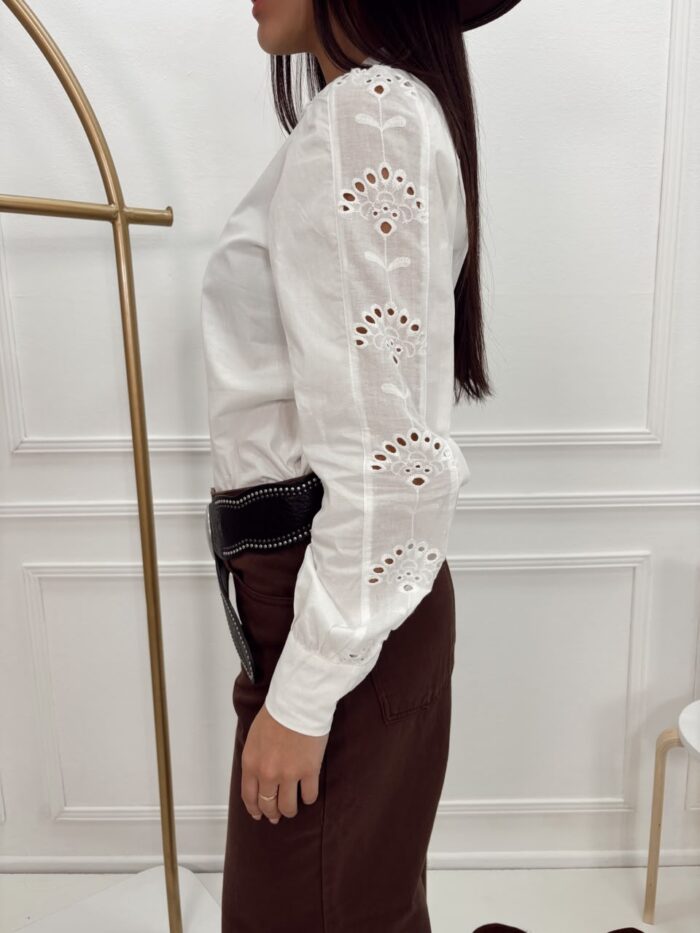 CAMISA FRANJA BRODERIE POPLIN