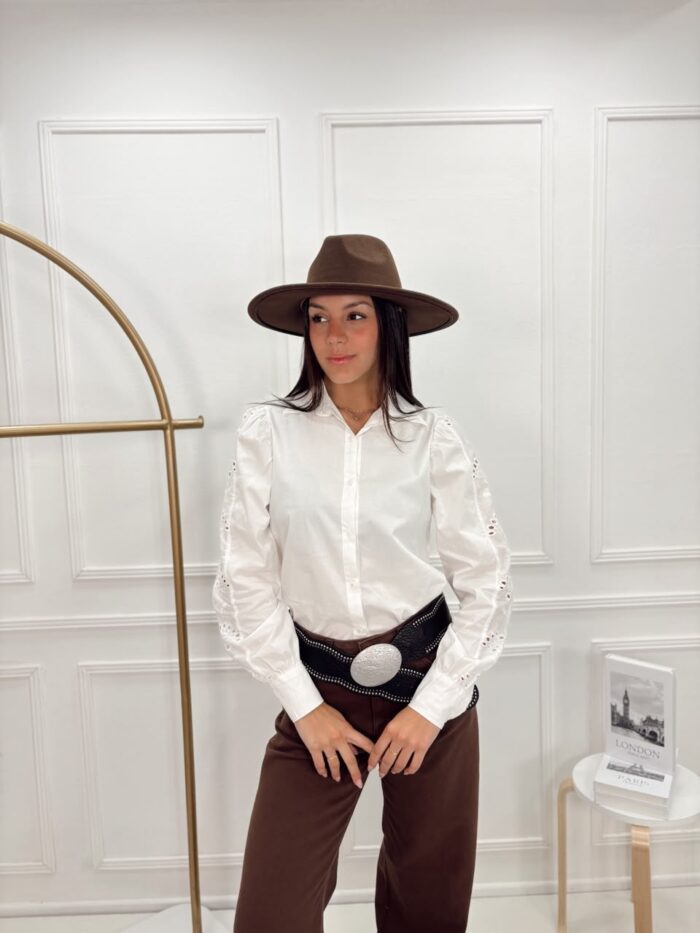 CAMISA FRANJA BRODERIE POPLIN