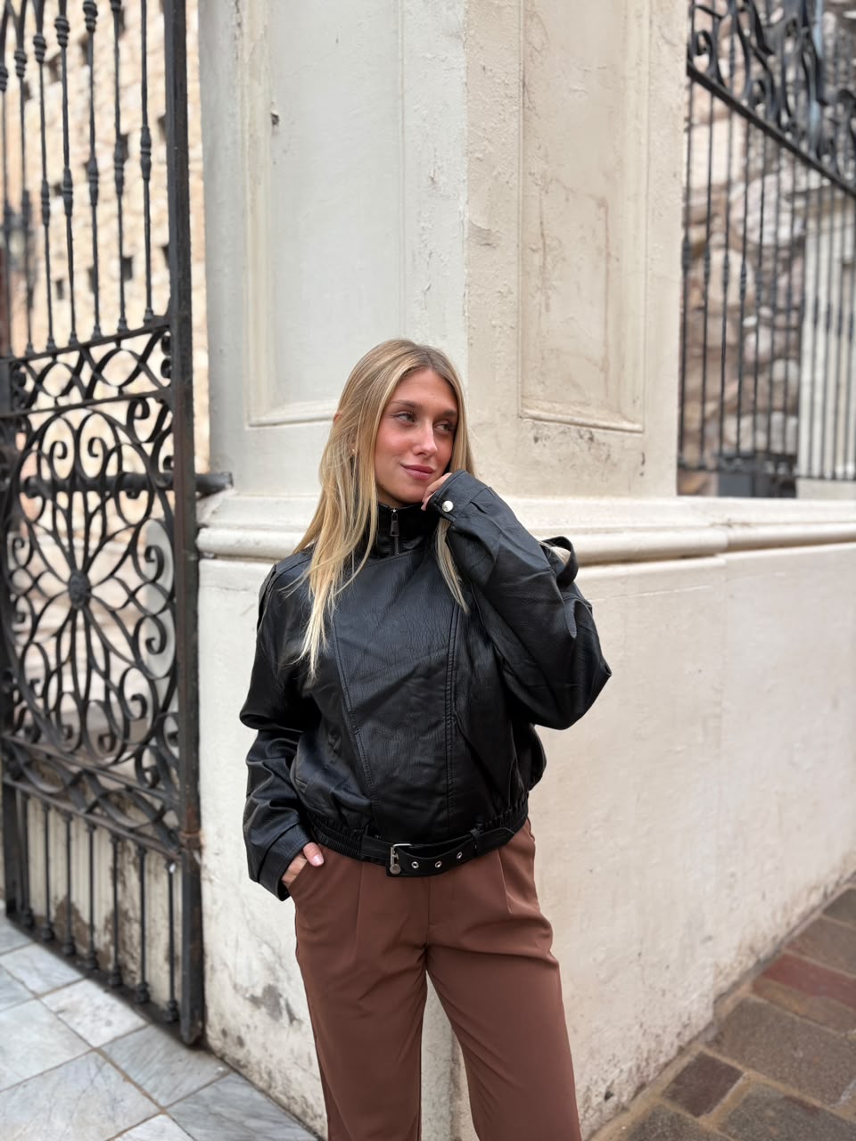 CAMPERA ECO CUERO CALA - Imagen 7