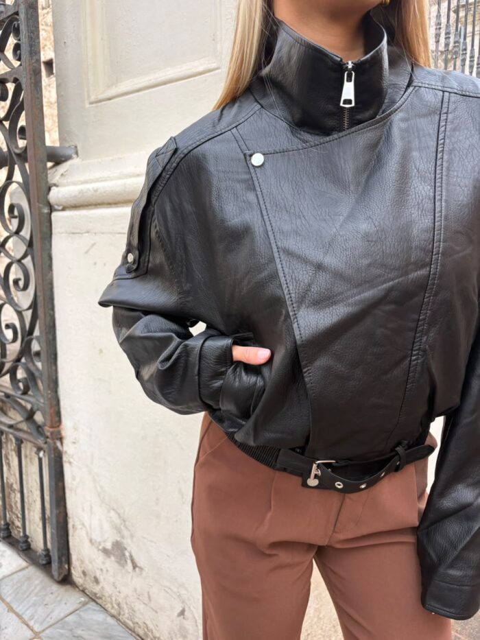 CAMPERA ECO CUERO CALA