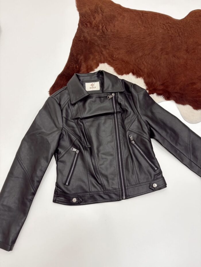 CAMPERA ECO CUERO CLASICA