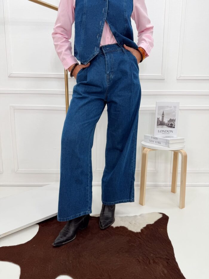 PANTALON DENIM ROUX