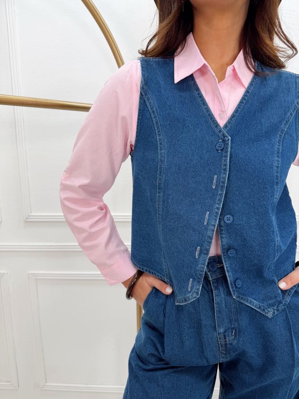 CHALECO DENIM ROUX - Imagen 5