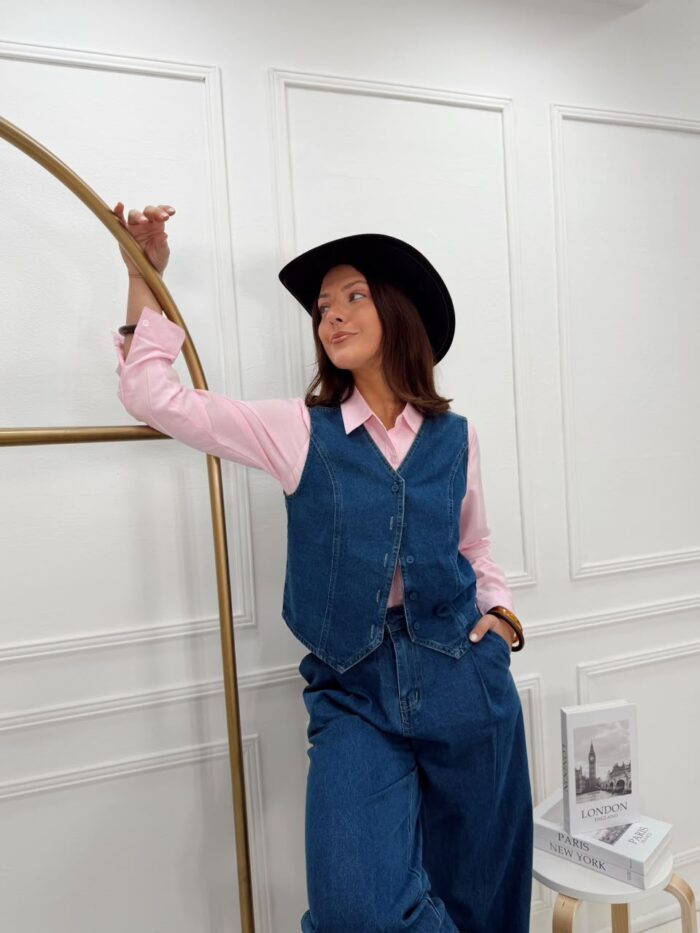 CHALECO DENIM ROUX