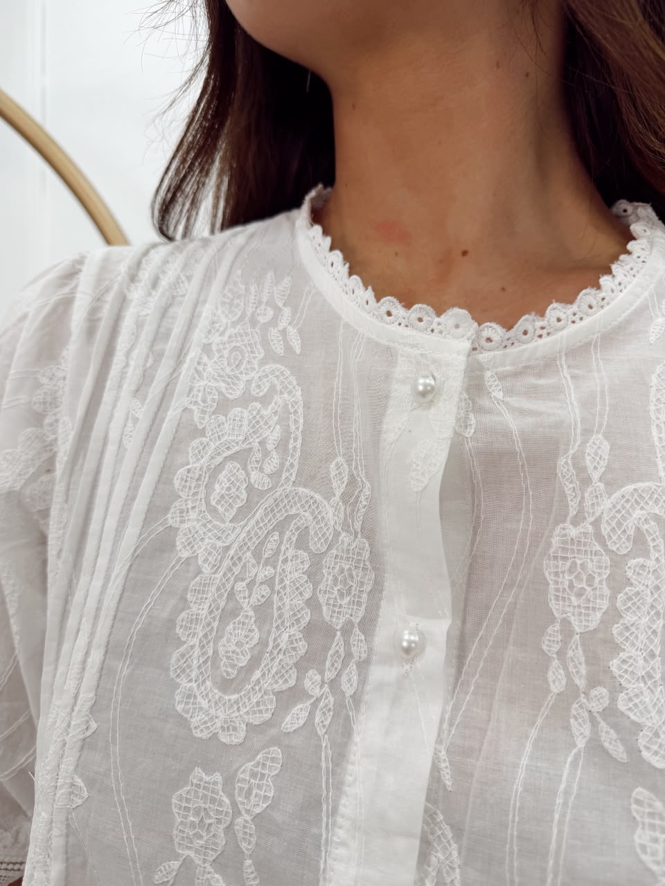 CAMISA MAO DE ENCAJE - Imagen 3