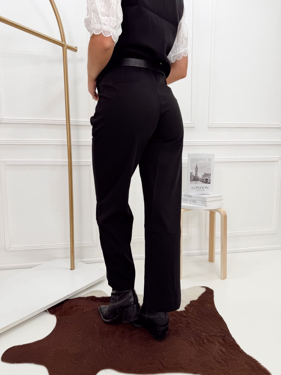 PANTALON SASTRERO RECTO CON ELASTICO - Imagen 4