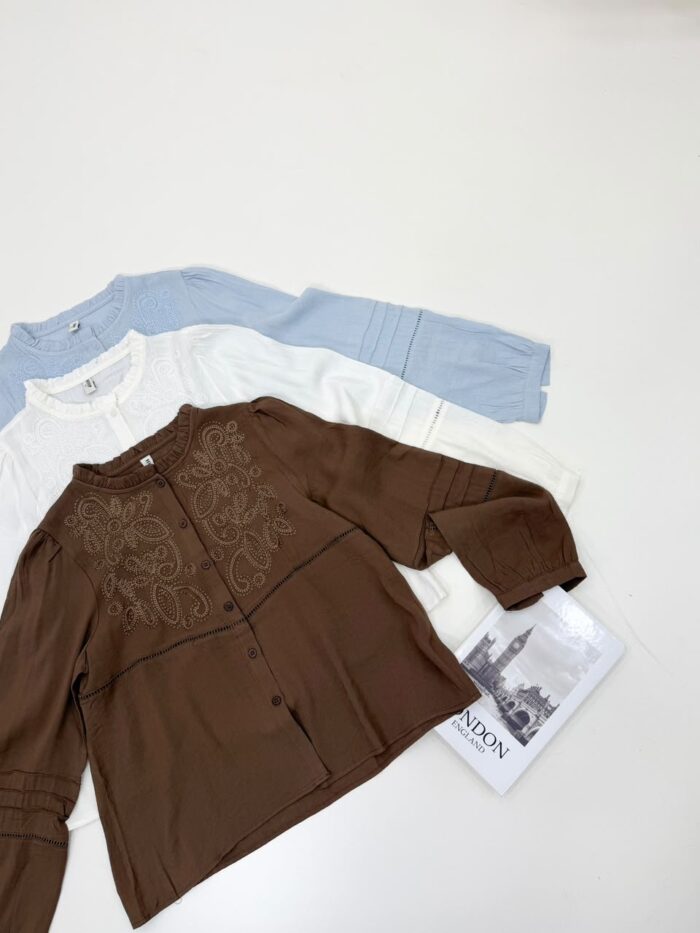 CAMISA  BORDADA MAO 185