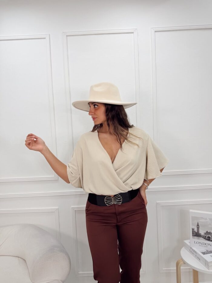 BLUSA DIANA MANGA VOLADO