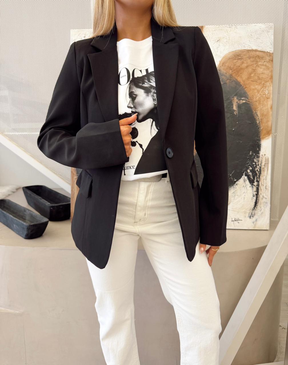 REMERA OVERSIZE ESTAMPADA REVISTA BY DIOSAS - Imagen 6