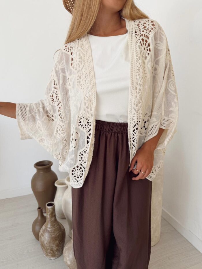 KIMONO SOFIA BRODERIE BORDADO