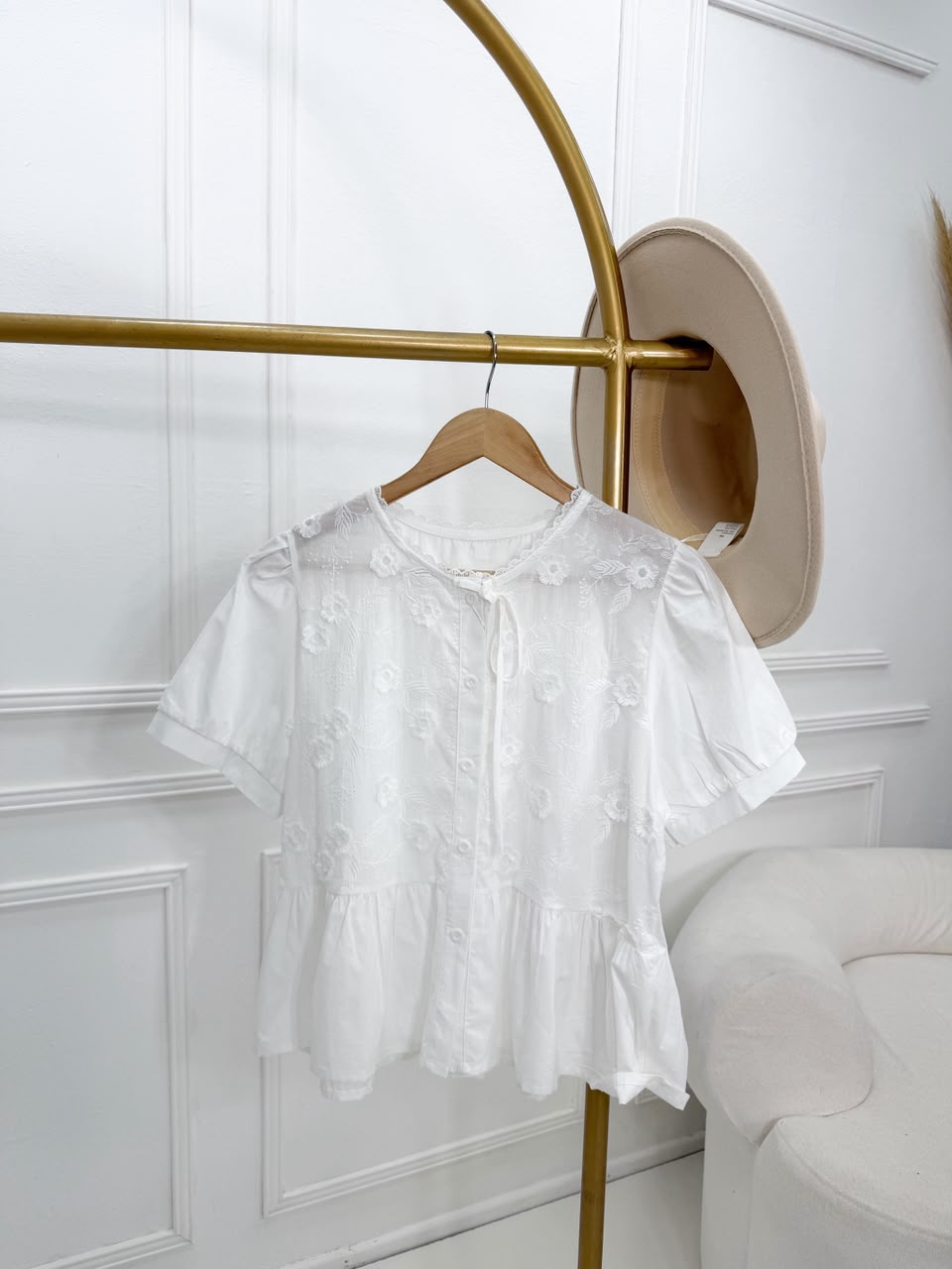 CAMISA FLOR BORDADAS 132 - Imagen 5