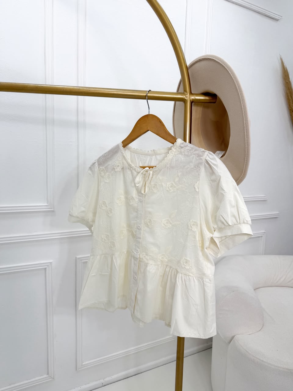 CAMISA FLOR BORDADAS 132 - Imagen 7